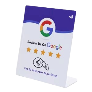 Tap-to-review card